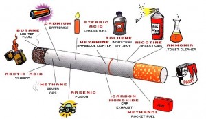 poisons found in tobacco cigarettes